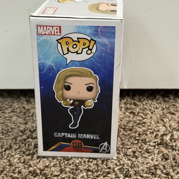 Funko‎ Pop! Movies The Marvels - Captain Marvel Vinyl Figure 1249 Avengers - Picture 4 of 9